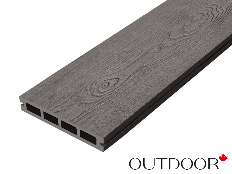 Террасная доска ДПК Outdoor 3D 150*25*4000 мм. NEVADA/CALIFORNIA темно-коричневая