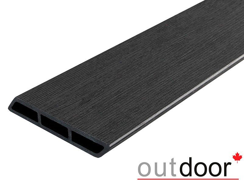 Доска Ромбус ДПК Outdoor 122*22*2500 мм. STORM BLACK черная