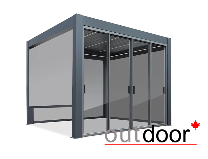 Пергола OUTDOOR 3*4м premium, графит