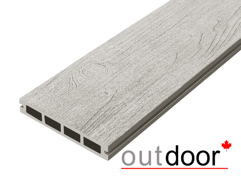 Террасная доска ДПК Outdoor 3D 150*25*4000 мм. NEVADA/CALIFORNIA серый микс холодный