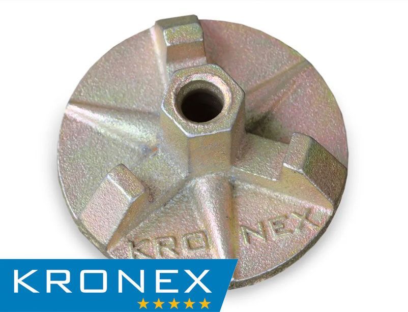 Гайка для стяжного винта 3-ех рожковая KRONEX, оцинк. 110 мм