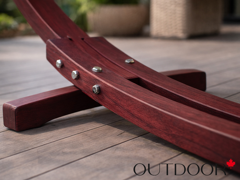 Шезлонг (гамак) с каркасом OUTDOOR Эль-Нидо, коричневый