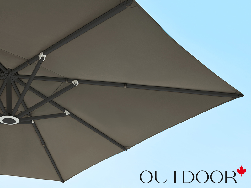 Зонт садовый OUTDOOR Монако, черный