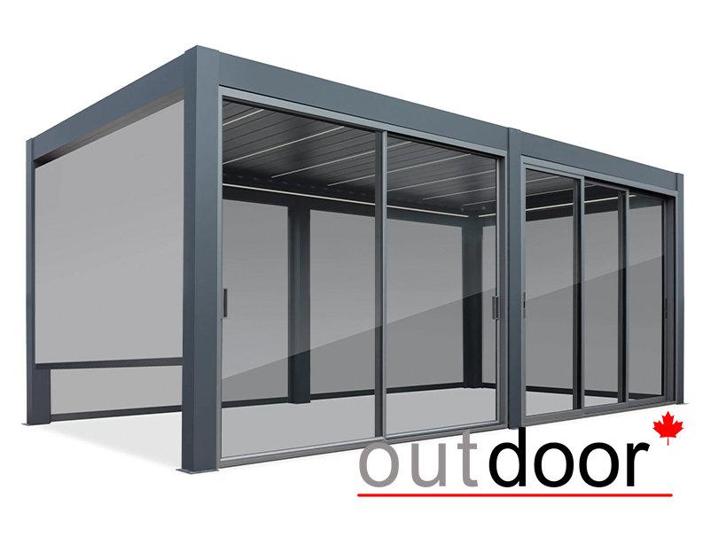 Пергола OUTDOOR 4*6м premium, графит