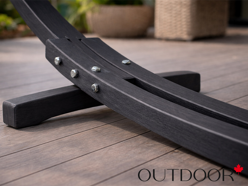 Шезлонг (гамак) с каркасом OUTDOOR Эль-Нидо, графит