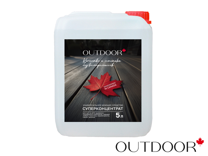 Моющее средство OUTDOOR для ДПК (канистра 5 л.)