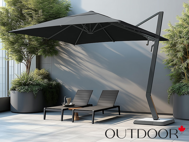 Зонт садовый OUTDOOR Монако, черный