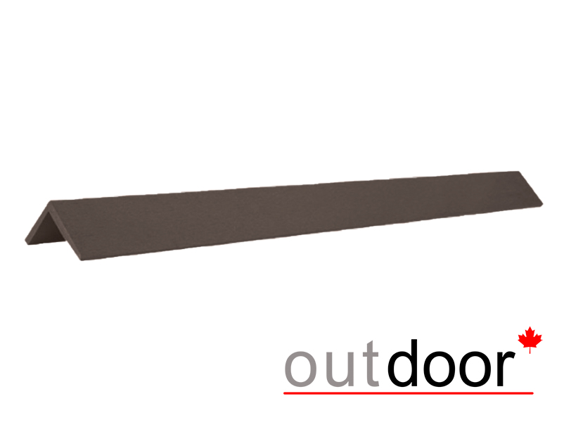 Угол завершающий ДПК Outdoor 50*50*2500 мм. шлифованный мореный дуб