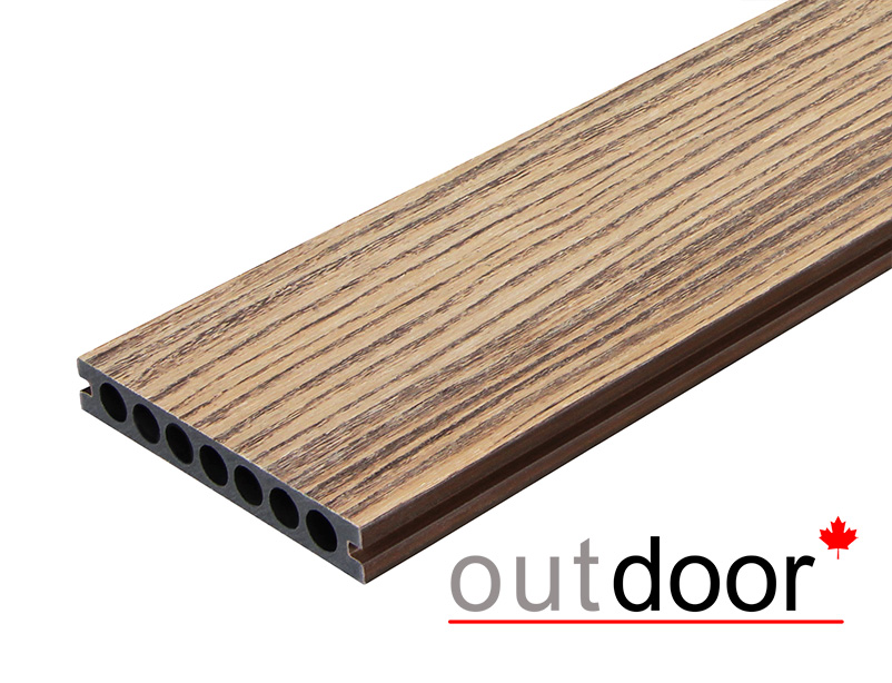 Террасная доска Dual Co-extrusion Outdoor 140*22*3000 мм. NewYork палисандр