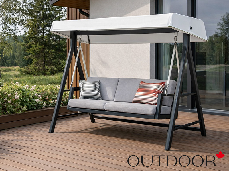 Качели садовые OUTDOOR Бали, графит,  уцен.