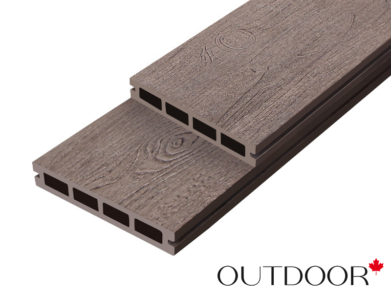 Террасная доска ДПК Outdoor 3D 150*25*3000 мм. NEVADA/CALIFORNIA BROWN коричневая микс