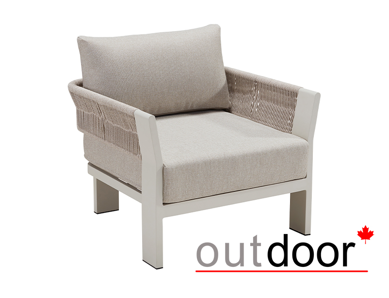 Комплект мебели OUTDOOR Женева (3-местный диван, 2 кресла, кофейный стол), шампань