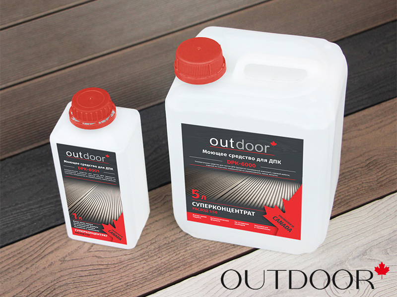 Моющее средство OUTDOOR для ДПК (канистра 1 л.)