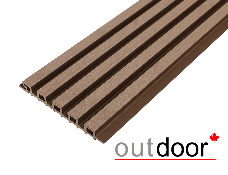 Панель универсальная ДПК Outdoor 3D 220*25*3500 мм. шлифованная дуб