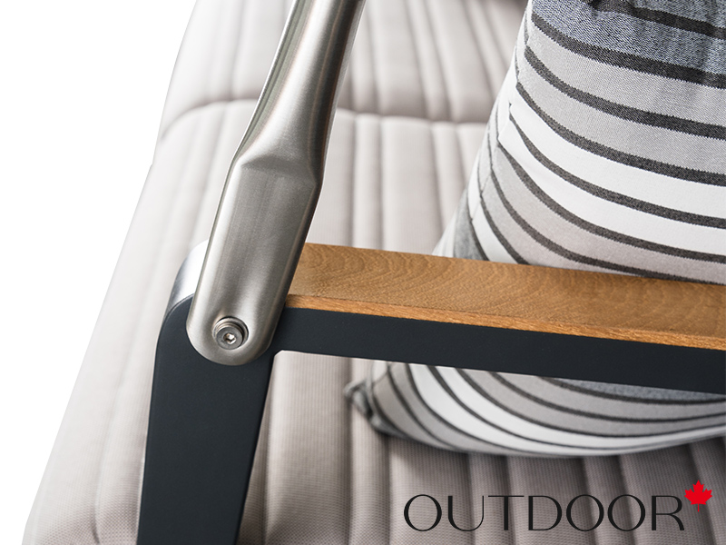 Качели садовые OUTDOOR Бали, графит,  уцен.