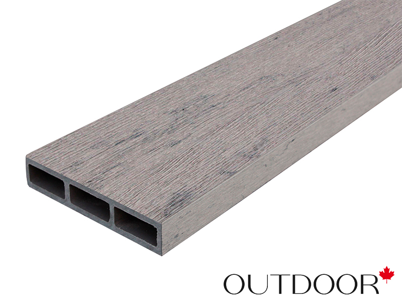 Доска ДПК Outdoor 115*22*3000 мм. STORM GREY серая микс
