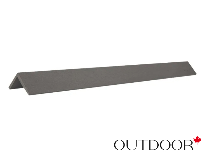 Угол завершающий ДПК Outdoor 50*50*3000 мм. шлифованный темно-серый