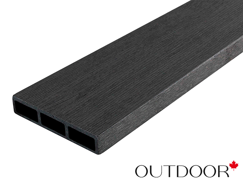 Доска ДПК Outdoor 115*22*3000 мм. STORM BLACK черная