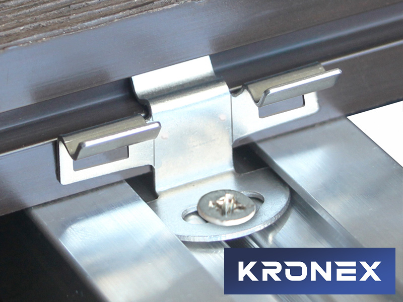 Крепеж промежуточный KRONEX № 7 для алюмин. лаги KRONEX (упак/100 шт)