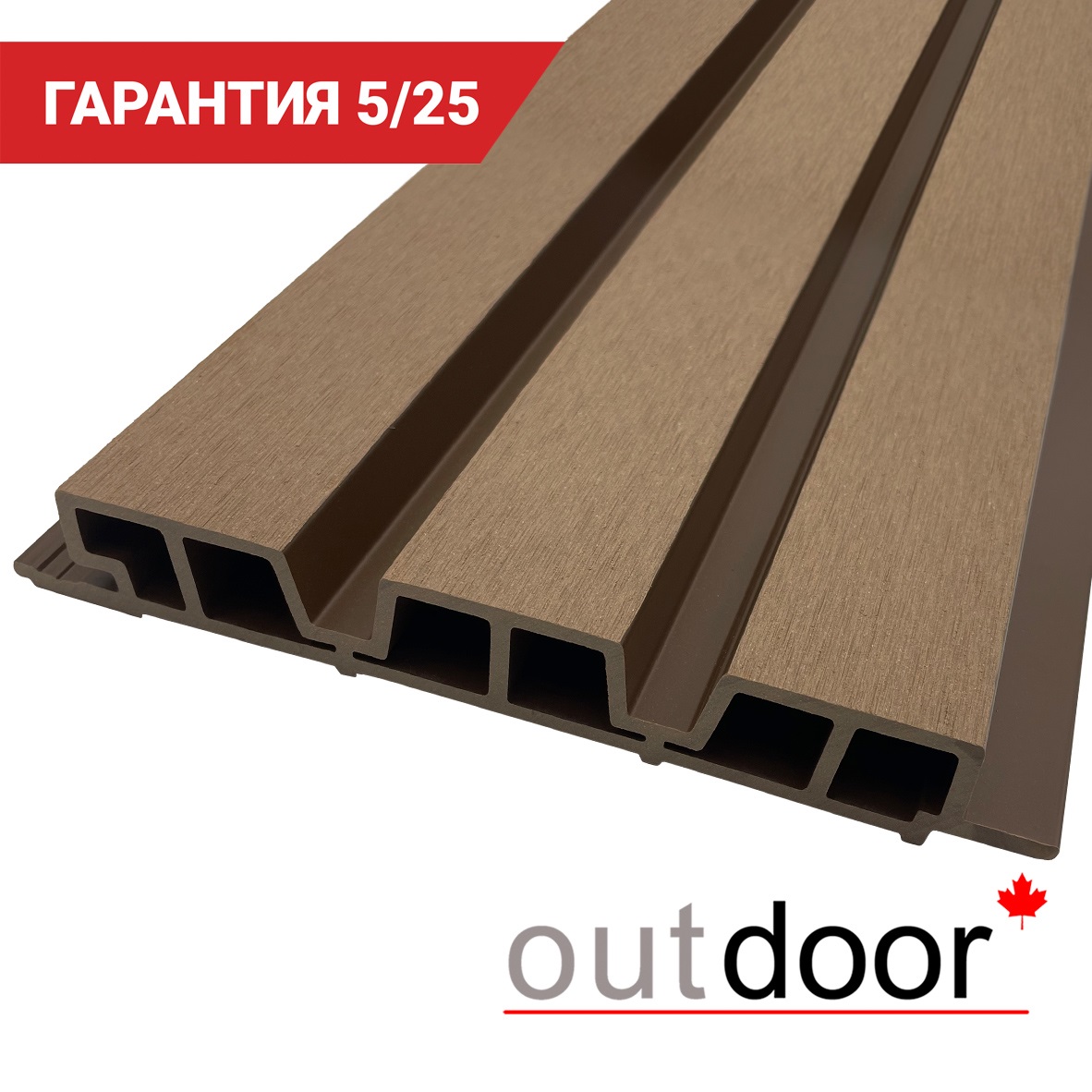 Панель универсальная ДПК Outdoor 3D 233.5*32*2000 мм. шлифованная дуб