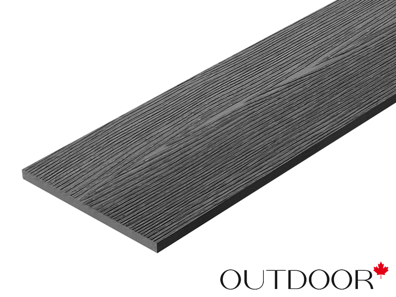 Доска ДПК Outdoor 130*9*3000 мм. полнотелая STORM BLACK черная омбре