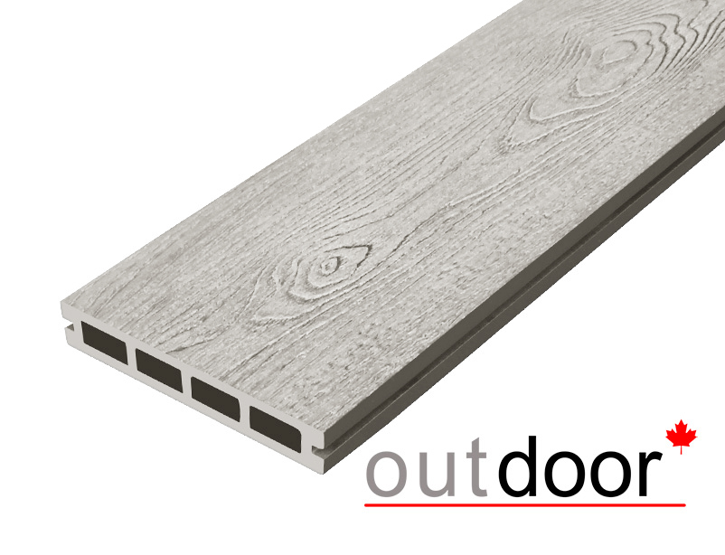 Террасная доска ДПК Outdoor 3D 150*25*4000 мм. NEVADA/CALIFORNIA серый микс холодный