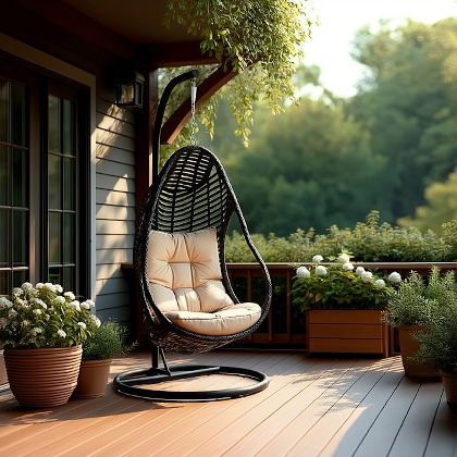 Уют и релакс: подвесное кресло-кокон для вашего дома и сада