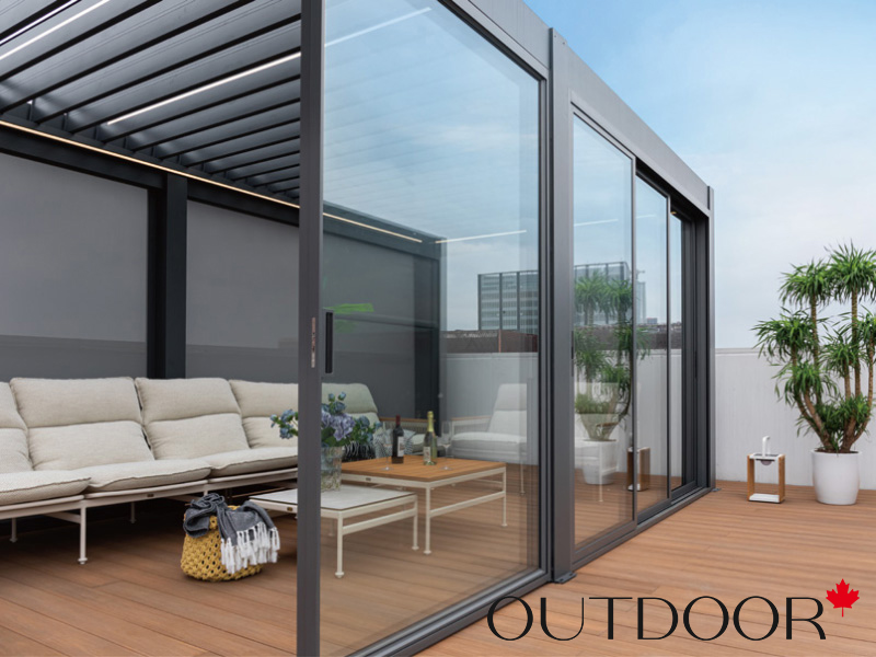 Пергола OUTDOOR 4*6м premium, графит