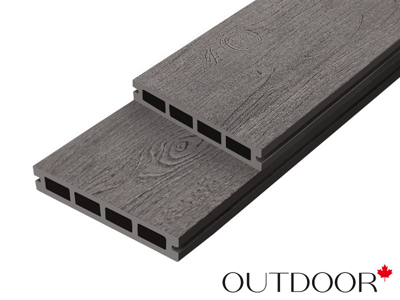 Террасная доска ДПК Outdoor 3D 150*25*4000 мм. NEVADA/CALIFORNIA темно-коричневая