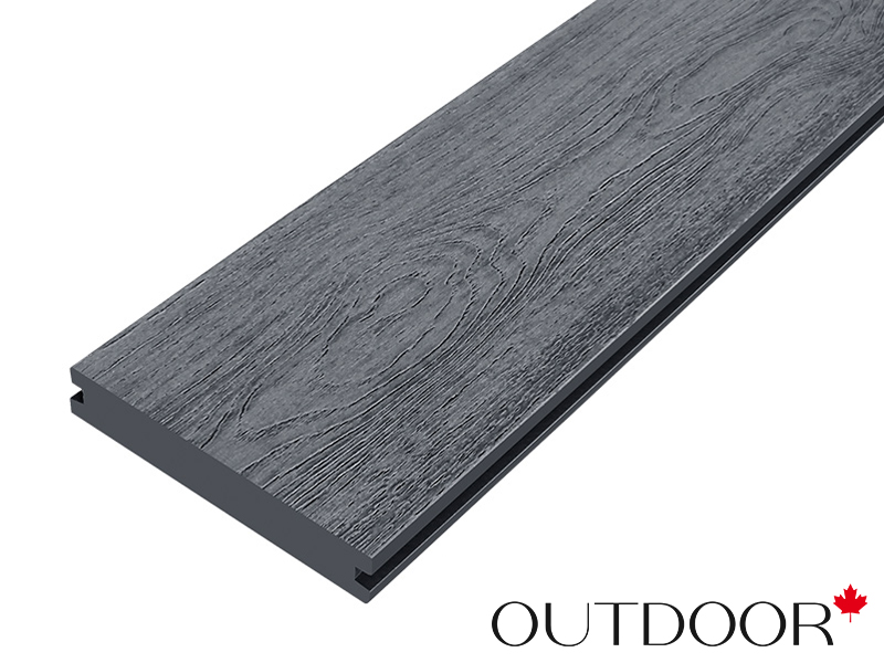 Террасная доска ДПК Outdoor 3D 140*25*3000 мм. полнотелая NEVADA/CALIFORNIA черная