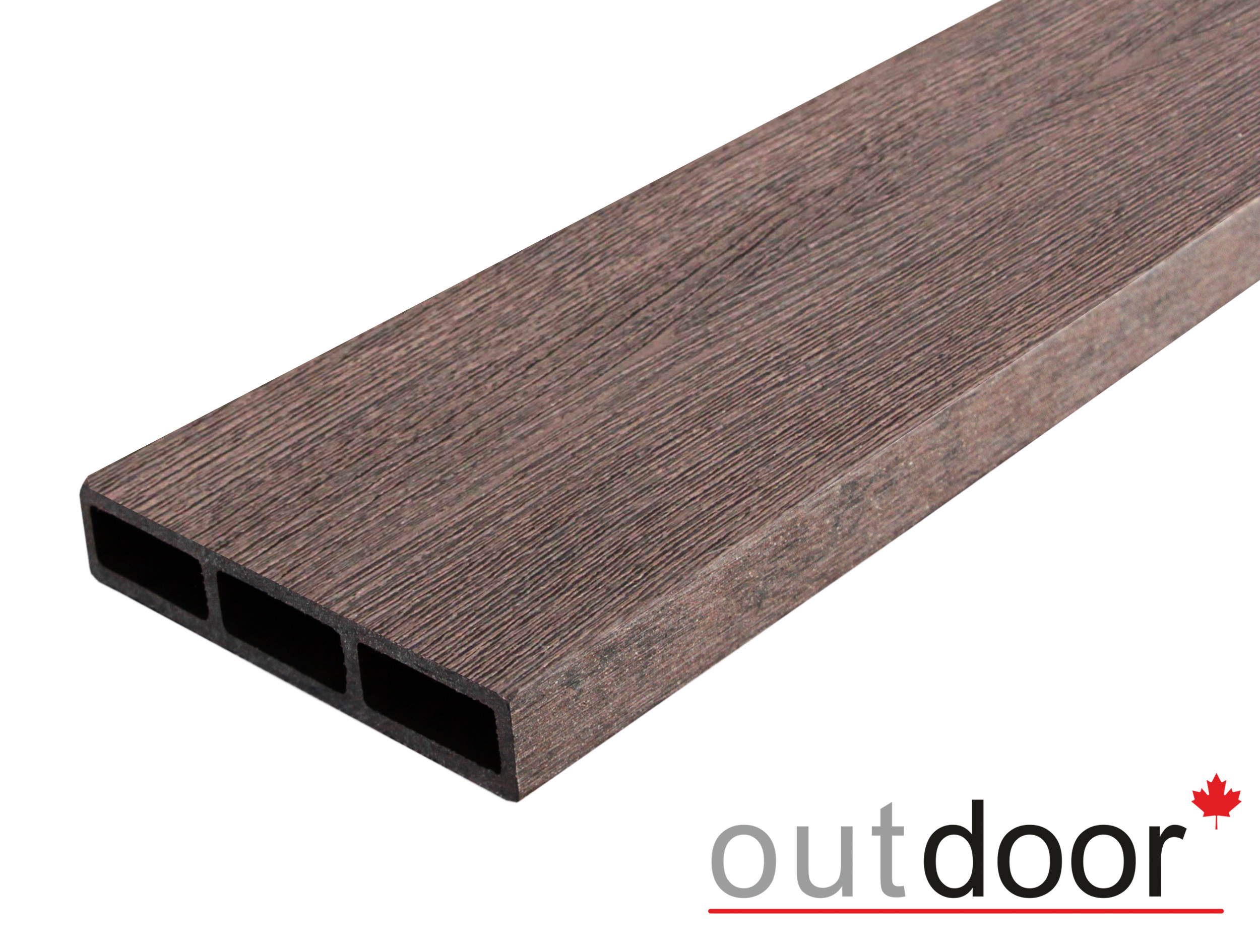 Доска ДПК Outdoor 115*22*2500 мм. STORM BROWN коричневая микс