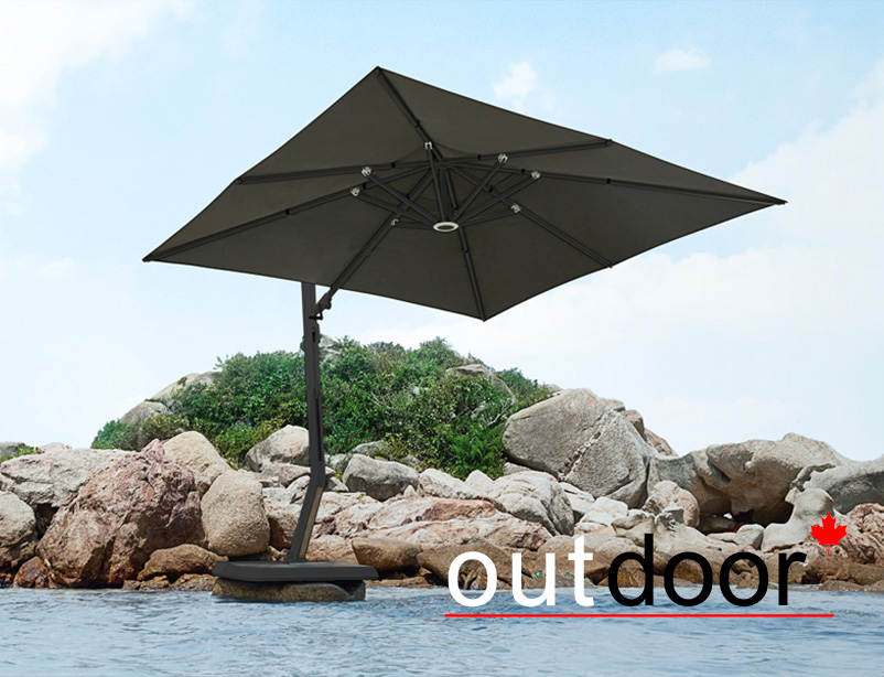 Зонт садовый OUTDOOR Монако, черный