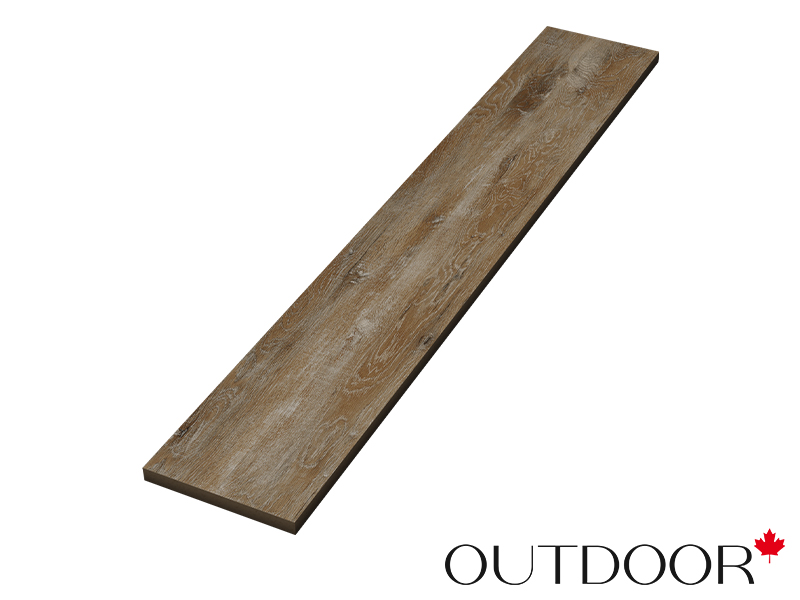 Плитка из керамогранита OUTDOOR SCANDINAVIA, 200*1200*20мм, brown wood