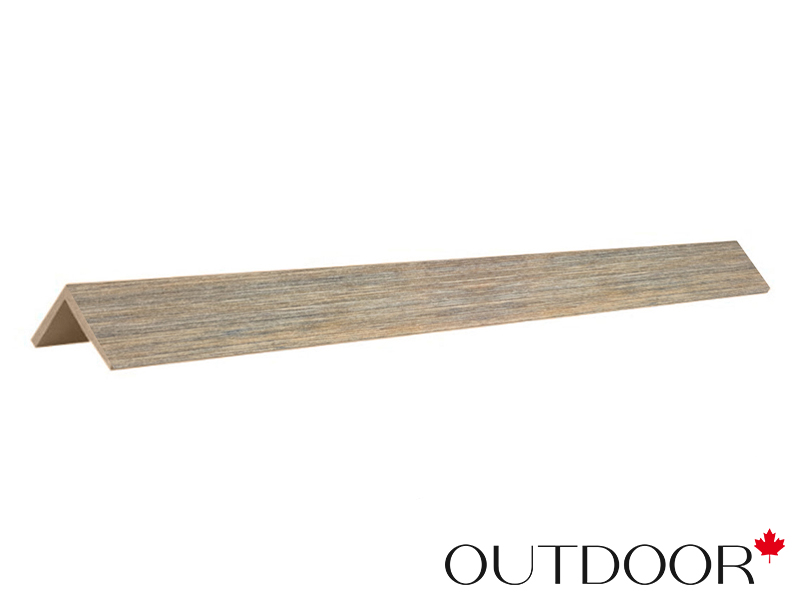 Угол завершающий ДПК Outdoor 40*40*3000 мм. шлифованный СOUNTRY орех микс