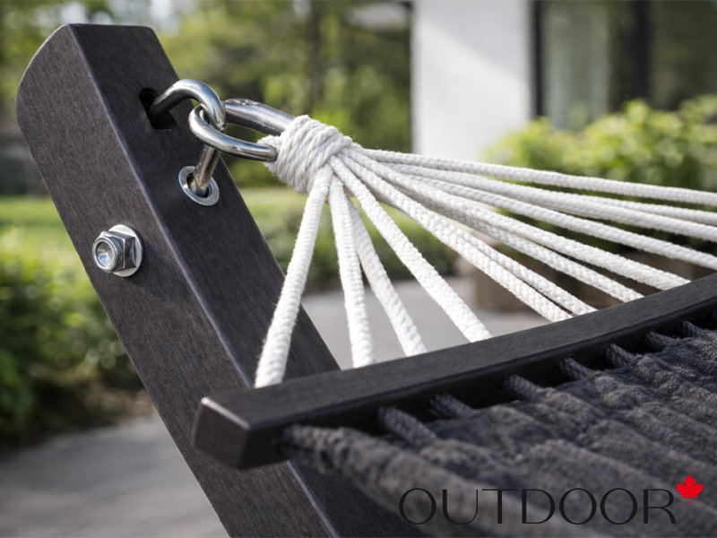 Шезлонг (гамак) с каркасом OUTDOOR Эль-Нидо, графит