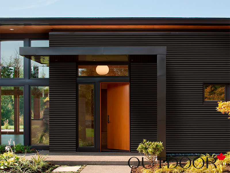 Панель универсальная ДПК Outdoor 3D 220*25*4000 мм. шлифованная черная