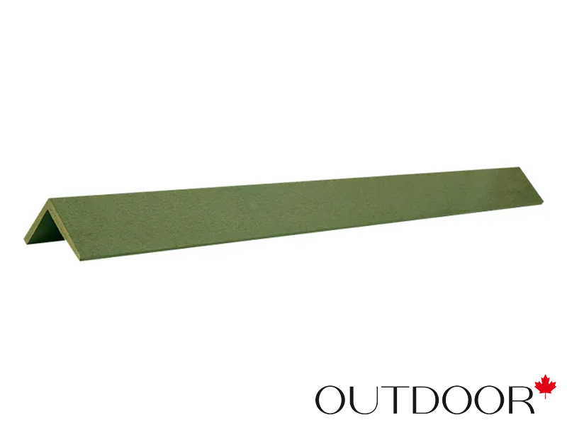 Угол завершающий ДПК Outdoor 45*45*2900 мм. оливковый
