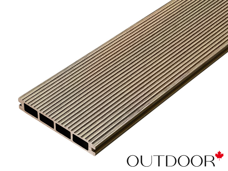 Террасная доска ДПК OUTDOOR 3D 146*23*3000 мм. FLORIDA/вельвет дуб микс