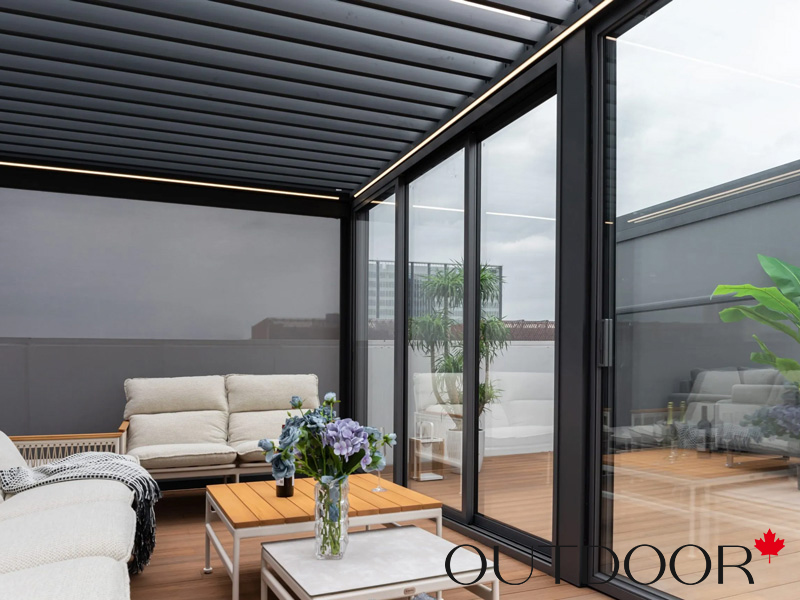 Пергола OUTDOOR 4*6м premium, графит