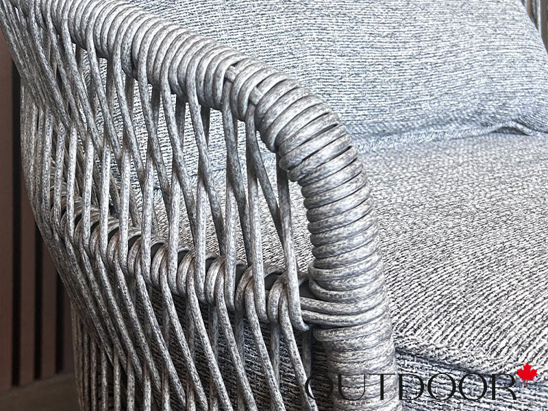 Комплект мебели кофейный OUTDOOR Сан-Ремо (2 кресла, кофейный стол), кварц