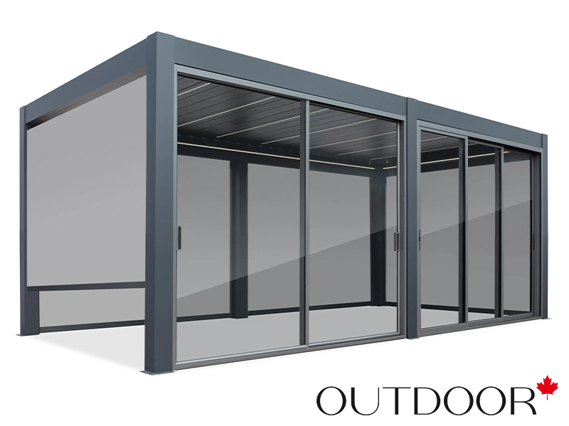 Пергола OUTDOOR 4*6м premium, графит