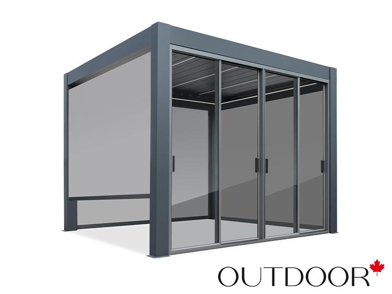 Пергола OUTDOOR 3*4м premium, графит