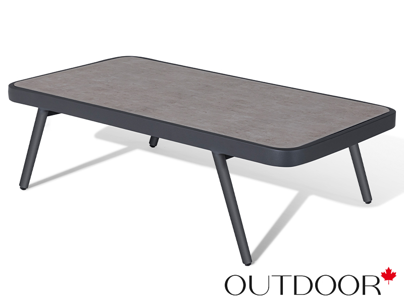 Комплект мебели из роупа OUTDOOR Аликанте (2-местный диван, 2 кресла, кофейный стол), серый микс