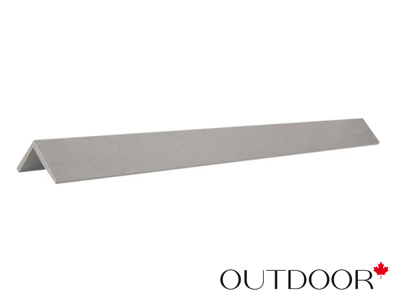 Угол завершающий ДПК Outdoor 50*50*3000 мм. шлифованный серый