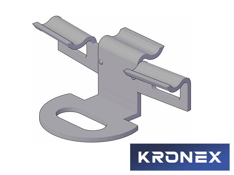Крепеж промежуточный KRONEX  № 9 для алюмин. лаги KRONEX (упак/100 шт)