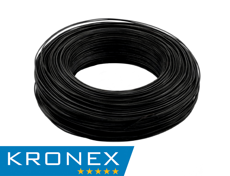 Проволока ТО черная KRONEX 0.8 мм. (Бухта 1 кг.)