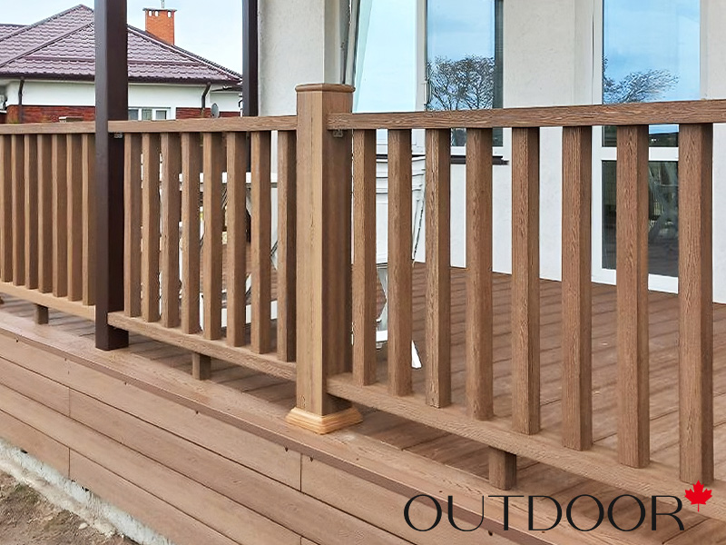 Ограждение из ДПК Outdoor "Классик" 1000*1000 мм. 3D STORM дуб