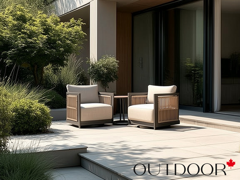 Комплект мебели кофейный OUTDOOR Верона (2 кресла, кофейный стол), капучино-графит