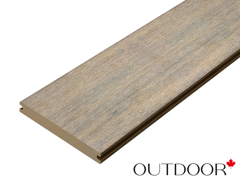 Террасная доска ДПК Outdoor 3D 146*20*3000 мм. полнотелая COUNTRY/вельвет орех микс