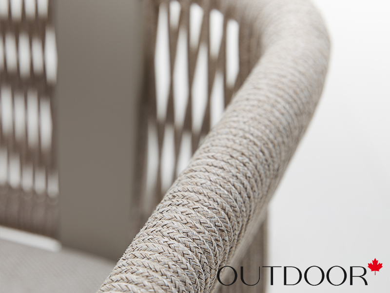 Комплект мебели OUTDOOR Женева (3-местный диван, 2 кресла, кофейный стол), шампань